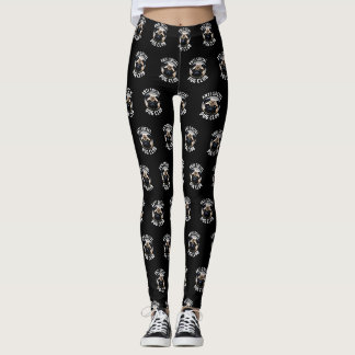Anti Social Mops Club Muster für Mops Leggings