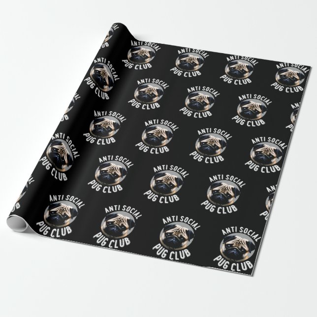 Anti Social Mops Club Packaging Paper Geschenkpapier (Ungerollt)