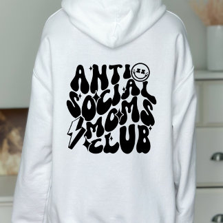 Anti-Sozial-Mütter-Club-Trendgeschenk Hoodie