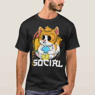 Anti sozialer westlicher Springreit-Wettbewerb T-Shirt