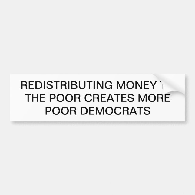 Anti-Sozialismus", "Anti-Demokrat", Autoaufkleber (Vorne)