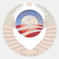 Anti-Sozialismus-Erklärung Krem & Obama-Logos