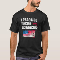 Anti-Sozialismus Funny Political Social Distancing