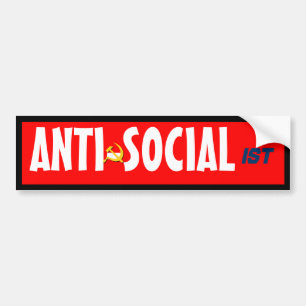 Anti-Sozialistisch Autoaufkleber