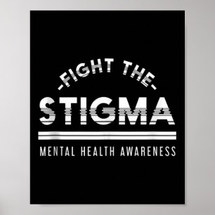 Anti - Stigma Mental Health Awareness Tank Poster
