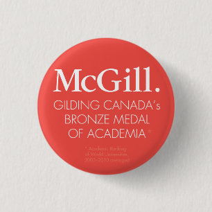 Anti-Stolz einer Schule irgendwo in Québec Knopf Button