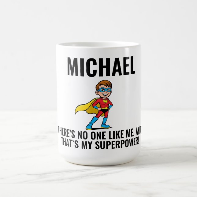 ANTI-STRESS KIDS HERO SUPERHERO POWER KAFFEETASSE (Mittel)