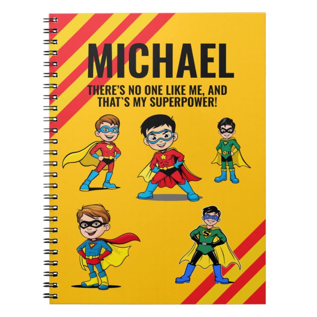 ANTI-STRESS KIDS HERO SUPERHERO POWER NOTIZBLOCK (Vorderseite)