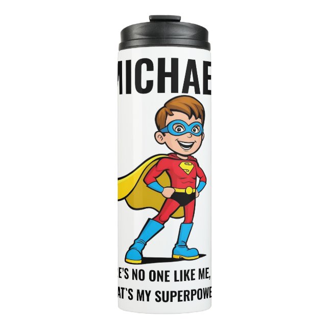 ANTI-STRESS KIDS HERO SUPERHERO POWER THERMOSBECHER (Vorderseite)