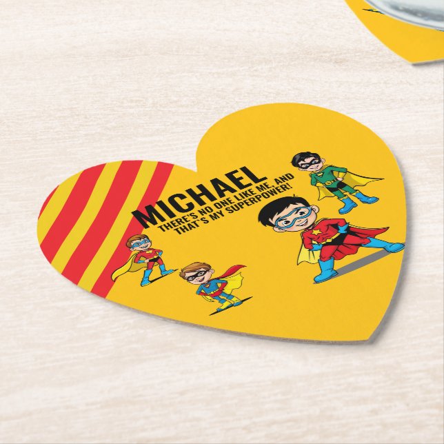 ANTI-STRESS KIDS HERO SUPERHERO POWER  UNTERSETZER (angewinkelt)