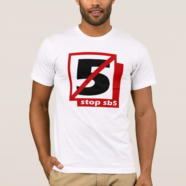 Anti T-shirt de logo du SB 5 (Devant)