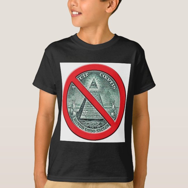Anti T-shirt d'Illuminati (Devant)