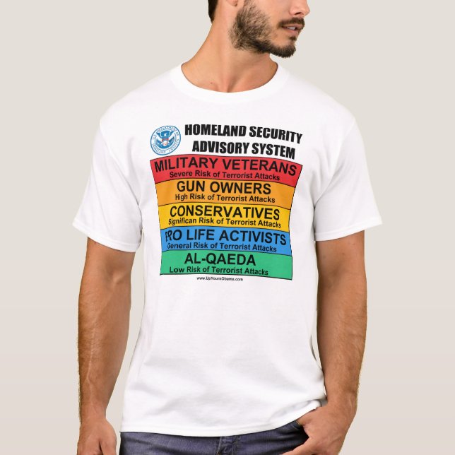 Anti T-shirts de sécurité de patrie (Devant)