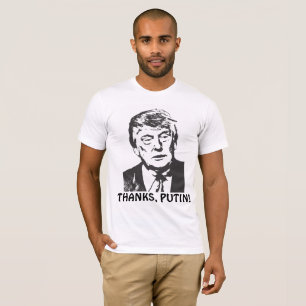 Anti T-shirts drôle de Donald Trump, MERCI,