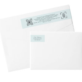 Anti-Theft Blue Mail Label – Return Mail