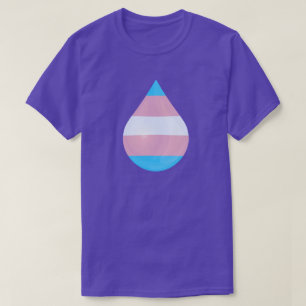 Anti-Trans-Gewalt-Teardrop-Gedächtnis T-Shirt