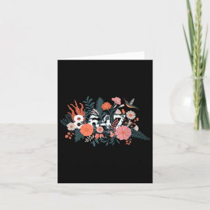 Anti Trump 8647 Floral Resist 86 47 Impeach Trump Karte