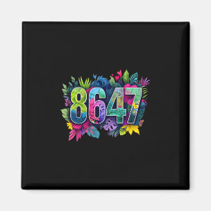 Anti Trump 8647 Florale Resistenz 86 47 Impeach Tr Magnet