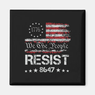 Anti Trump 8647 Resist Impeach Trump Impeach 47 86 Magnet