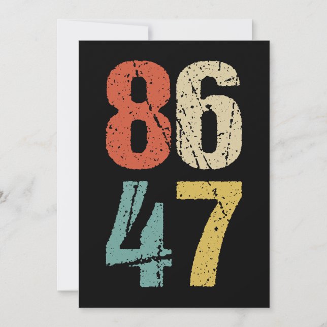 Anti-Trump - 86 47 I (Vorderseite)