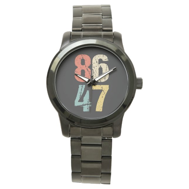 Anti-Trump - 86 47 I Armbanduhr (Vorderseite)