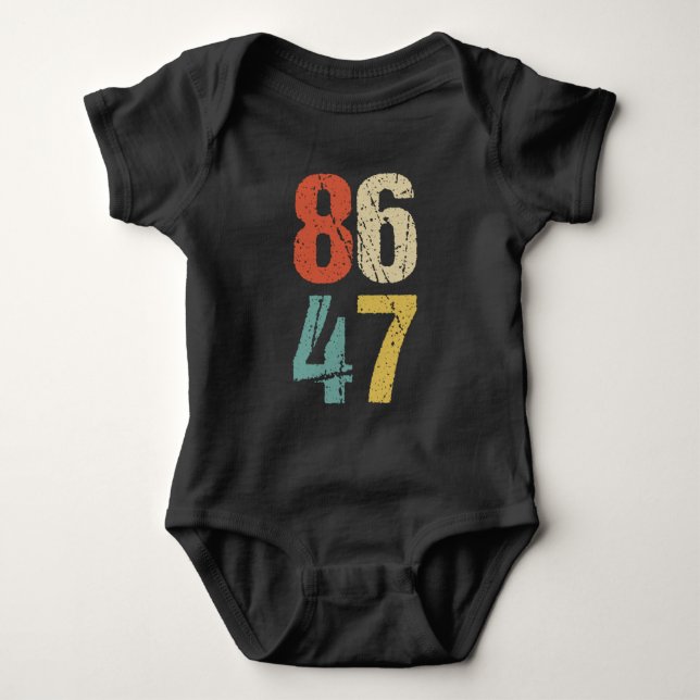 Anti-Trump - 86 47 I Baby Strampler (Vorderseite)