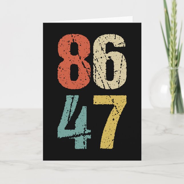 Anti-Trump - 86 47 I Karte (Vorderseite)