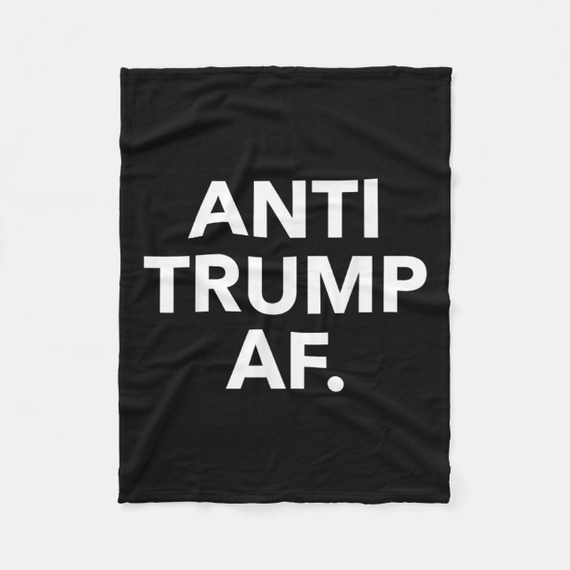 Anti Trump Af Fleecedecke (Vorderseite)