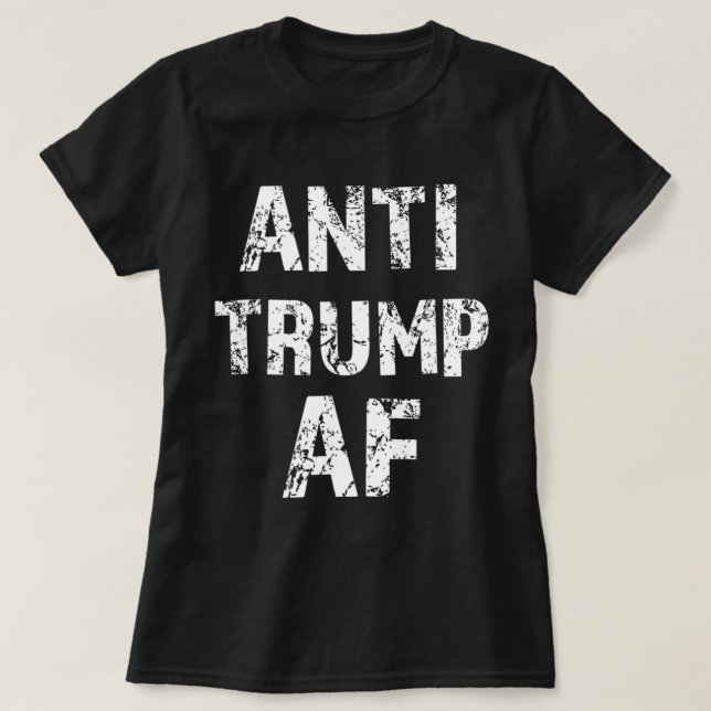 Anti Trump Af Impeach Ihn President.pnnn T-Shirt (Design vorne)