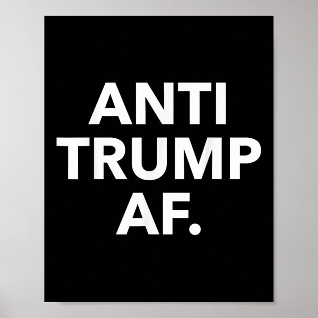 Anti Trump Af Poster (Vorne)