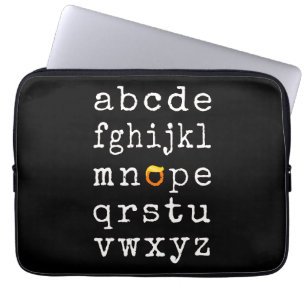 Anti-Trump Alphabet - Nope V Laptopschutzhülle