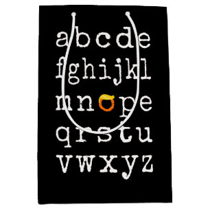 Anti-Trump Alphabet - Nope V Mittlere Geschenktüte