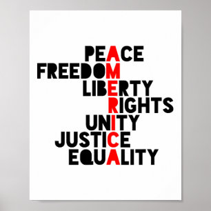 Anti-Trump Amerika bedeutet1 Poster