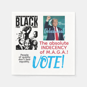Anti-Trump Anti-MAGA kulturelle Aneignung Serviette