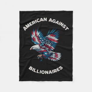 Anti-Trump-Anti-Milliardär-Amerikaner Fleecedecke
