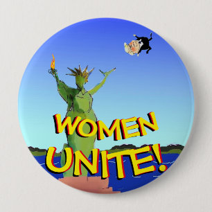Anti Trump Biden Women Unite Vote Democrat 2020 Button