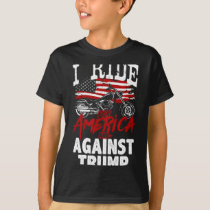 Anti-Trump-Biker Pro-Demokratie Widerstand gegen T T-Shirt