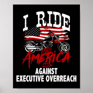 Anti-Trump-Biker widerstehen exekutiver Überreakti Poster