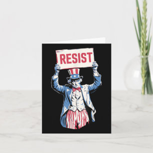 Anti-Trump bleibt meinem Präsidenten am 4. Juli de Karte