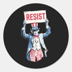 Anti-Trump bleibt meinem Präsidenten am 4. Juli de Runder Aufkleber