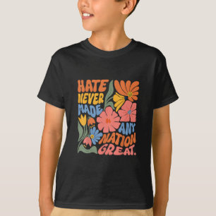 Anti-Trump-Blumen-Demokrat-Präsident-Liberal T-Shirt