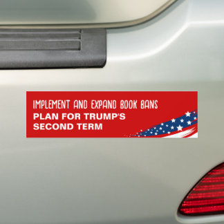 Anti-Trump-Buchverbote Autoaufkleber