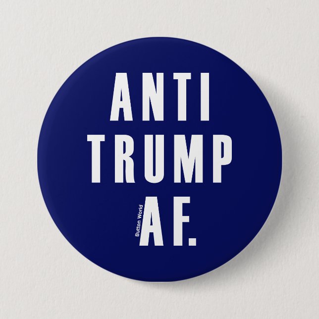 Anti Trump Button (Vorderseite)