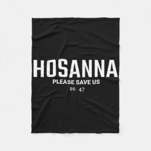 Anti Trump Christ 86 47 Hosanna Rette Uns Fleecedecke