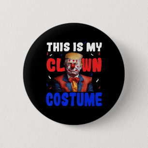Anti-Trump-Clowns-Kostüm Lustiges Halloween Präsid Button