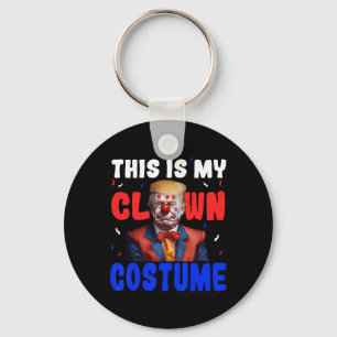 Anti-Trump-Clowns-Kostüm Lustiges Halloween Präsid Schlüsselanhänger