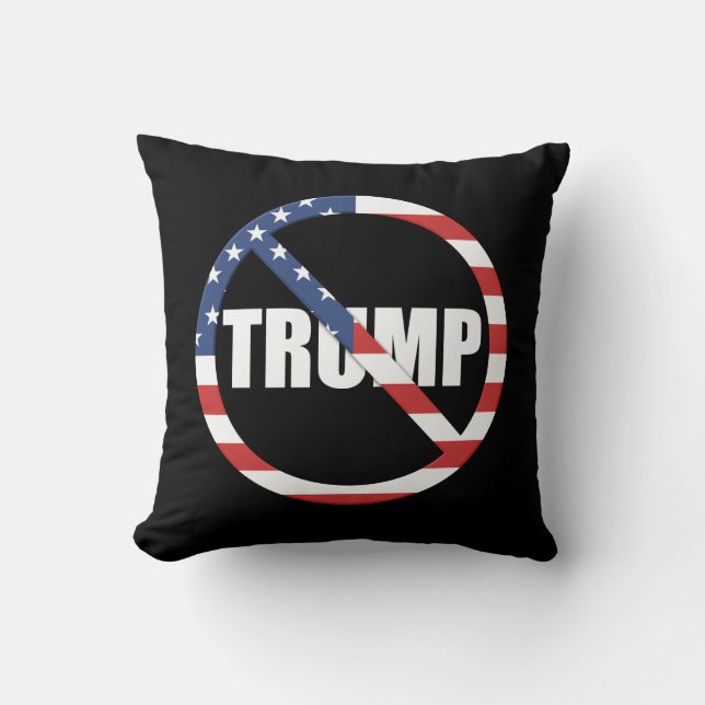 Anti-Trump-Demokratie Kissen (Vorderseite)