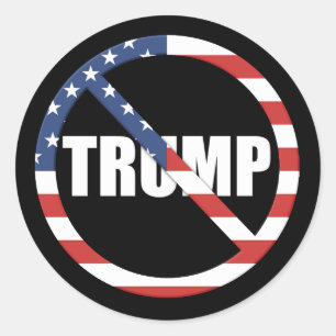 Anti-Trump-Demokratie Runder Aufkleber