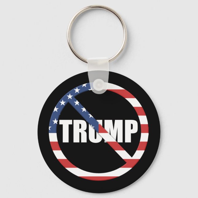 Anti-Trump-Demokratie Schlüsselanhänger (Vorderseite)