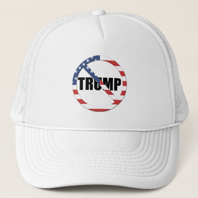 Anti-Trump-Demokratie Truckerkappe (Vorderseite)